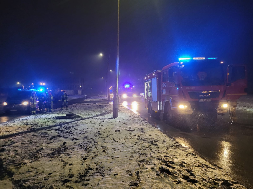 Pożar w Hucie Cynku Miasteczko Śląskie