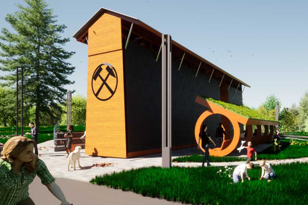 Tak ma wyglądać Tężnia Gwarków przy GCR Repty