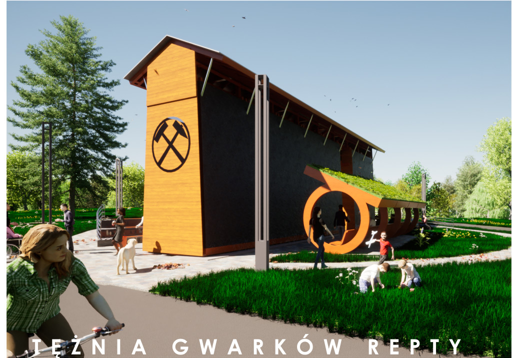 Tak ma wyglądać Tężnia Gwarków przy GCR Repty