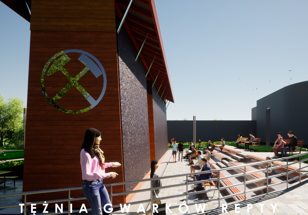 Tak ma wyglądać Tężnia Gwarków przy GCR Repty