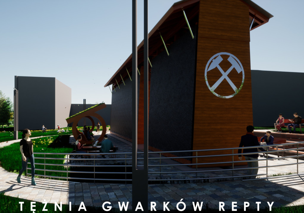 Tak ma wyglądać Tężnia Gwarków przy GCR Repty