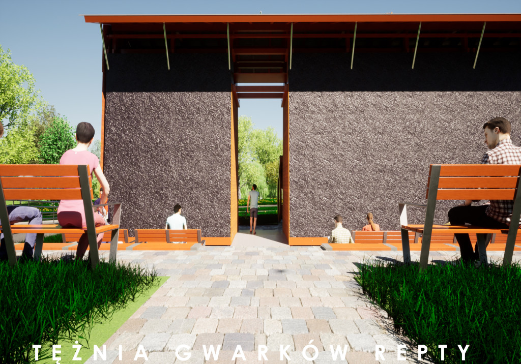 Tak ma wyglądać Tężnia Gwarków przy GCR Repty