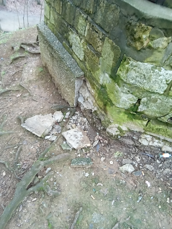 Wieża w tarnogórskim parku popada w ruinę