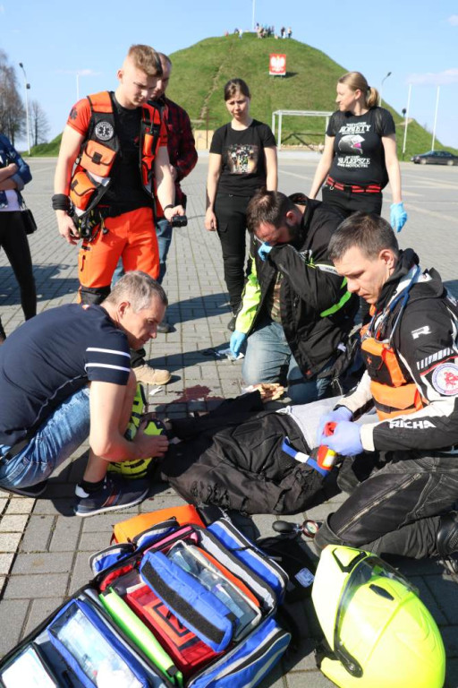 Parada motocyklistów w Piekarach Śląskich