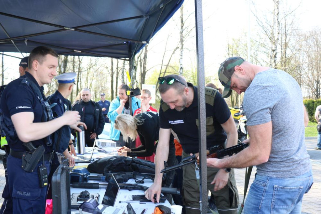 Parada motocyklistów w Piekarach Śląskich