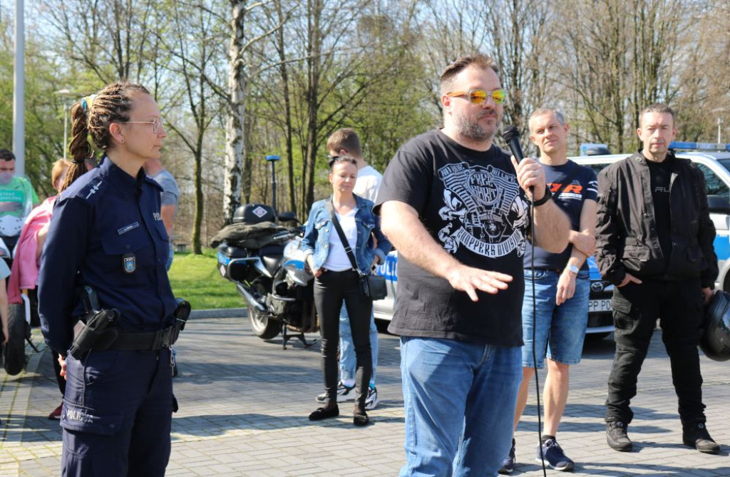 Parada motocyklistów w Piekarach Śląskich