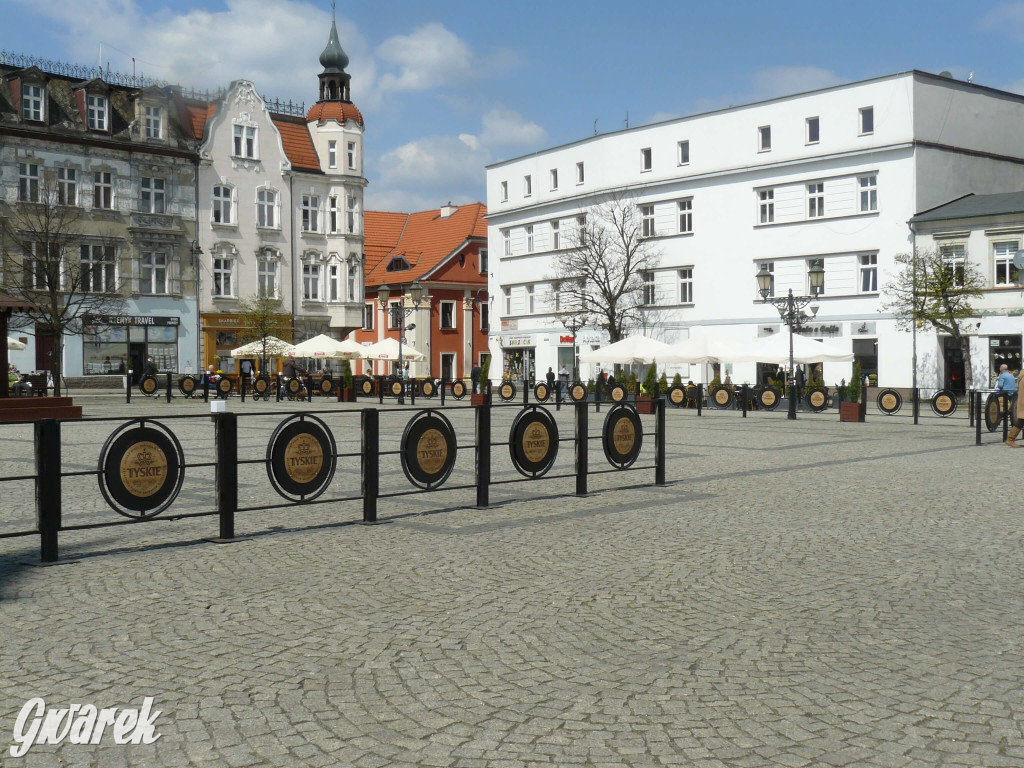 Tarnowskie Góry, rynek. Wracają ogródki letnie