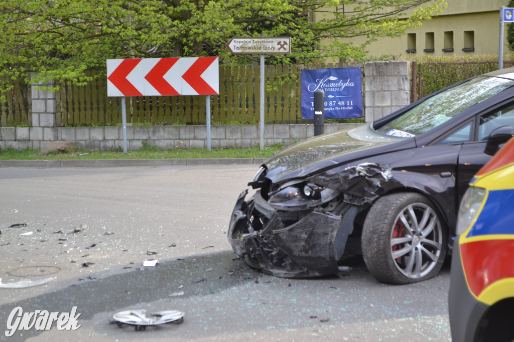 Dwie osoby ranne. Wypadek na ul. Szczęść Boże
