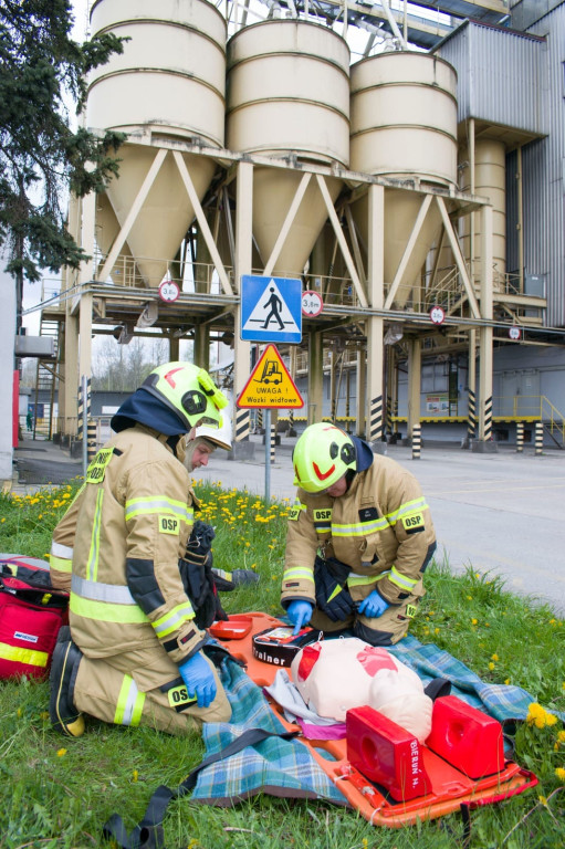 Pożar i ewakuacja z silosu. Kryptonim Produkcja