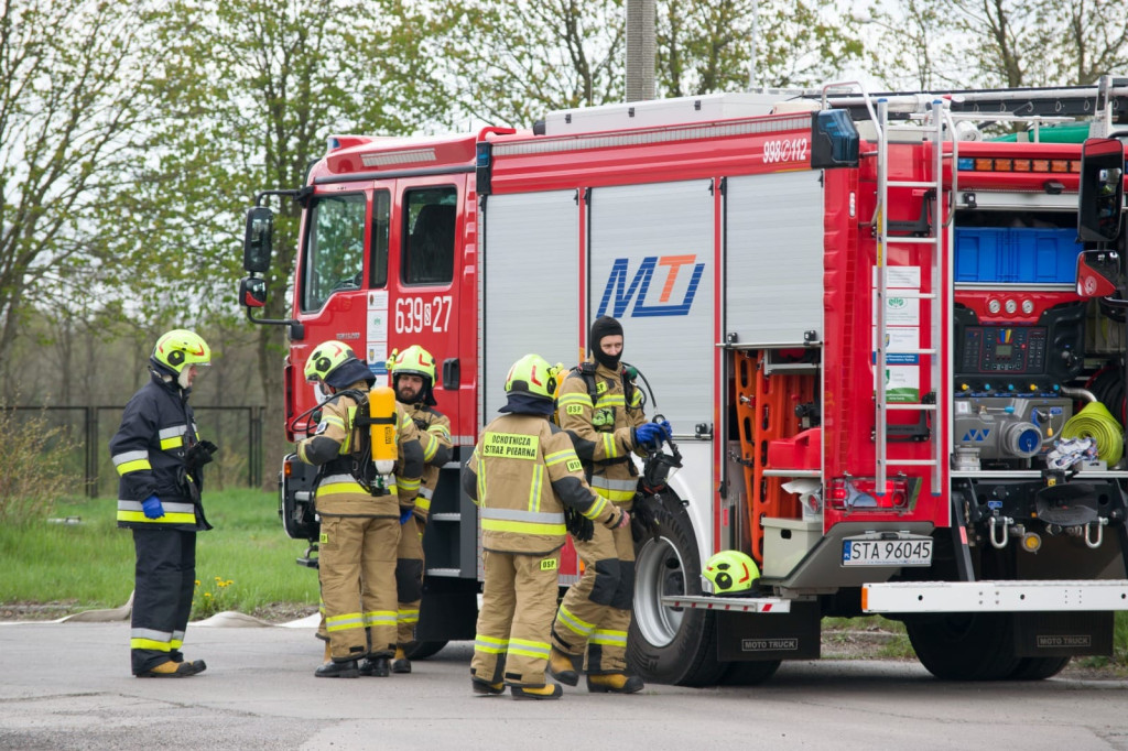 Pożar i ewakuacja z silosu. Kryptonim Produkcja