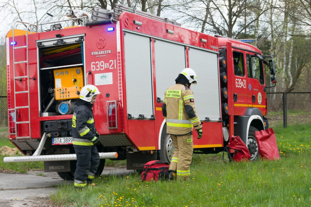Pożar i ewakuacja z silosu. Kryptonim Produkcja