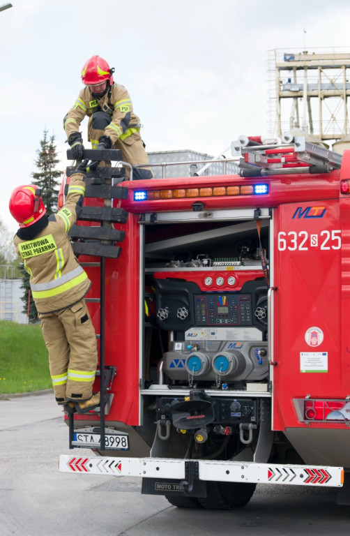 Pożar i ewakuacja z silosu. Kryptonim Produkcja
