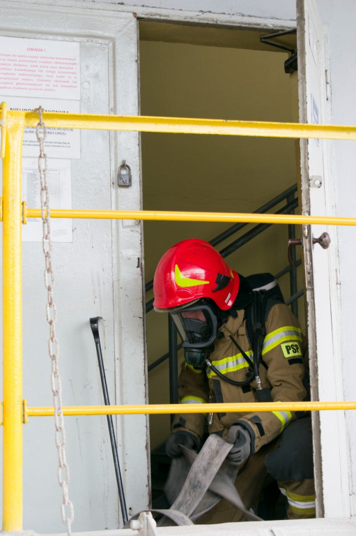 Pożar i ewakuacja z silosu. Kryptonim Produkcja