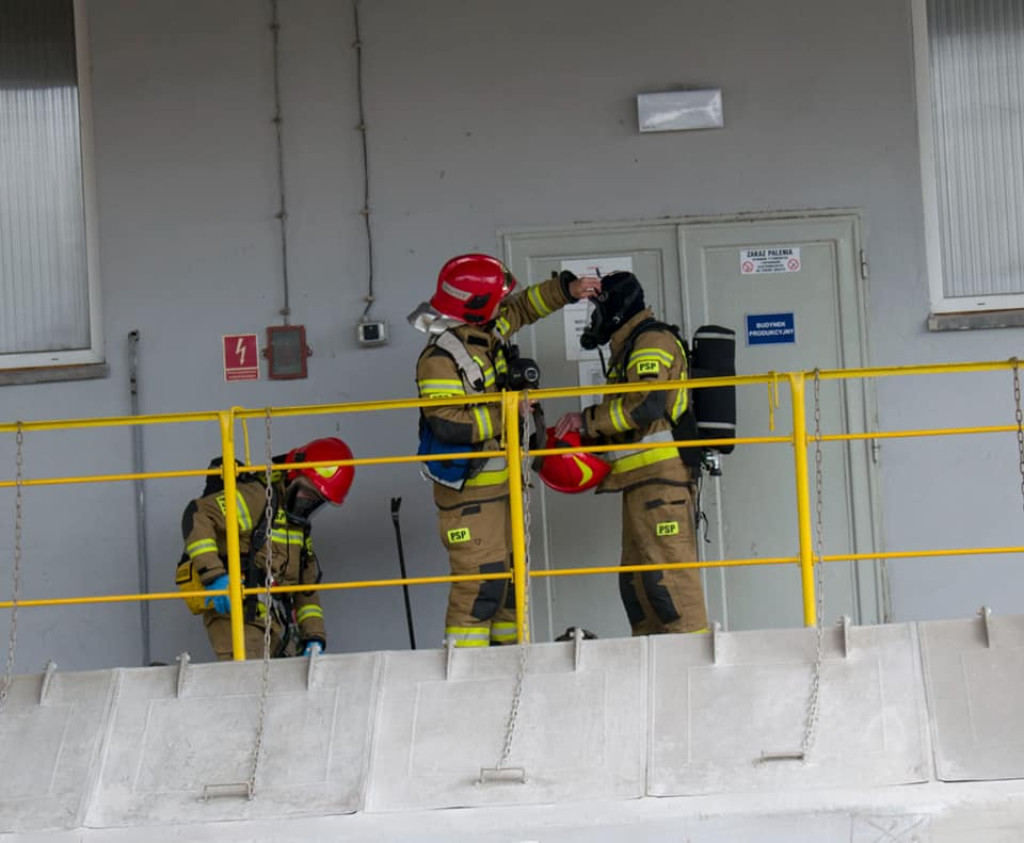 Pożar i ewakuacja z silosu. Kryptonim Produkcja
