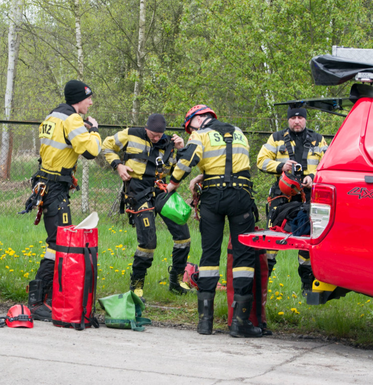 Pożar i ewakuacja z silosu. Kryptonim Produkcja
