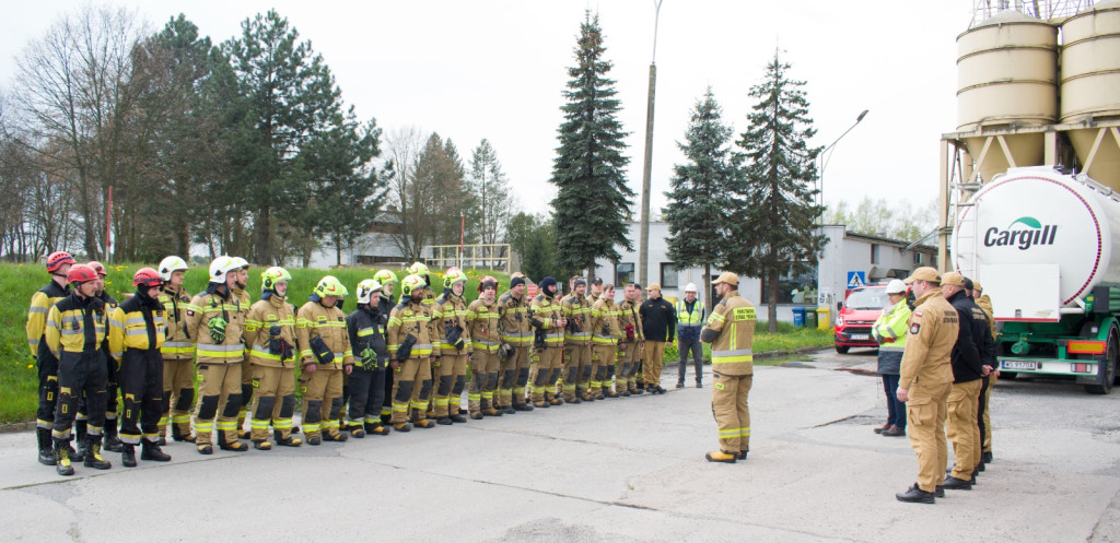 Pożar i ewakuacja z silosu. Kryptonim Produkcja