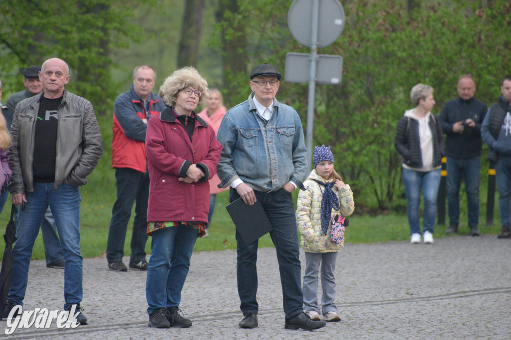 Mapping na fasadzie Pałacu Kawalera w Świerklańcu