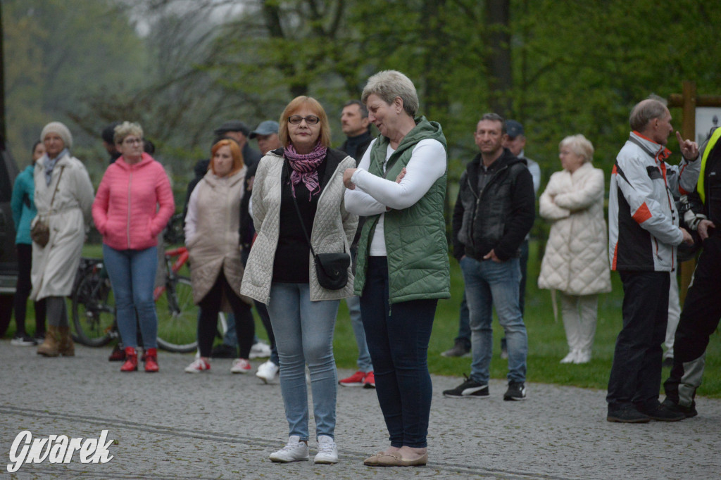 Mapping na fasadzie Pałacu Kawalera w Świerklańcu