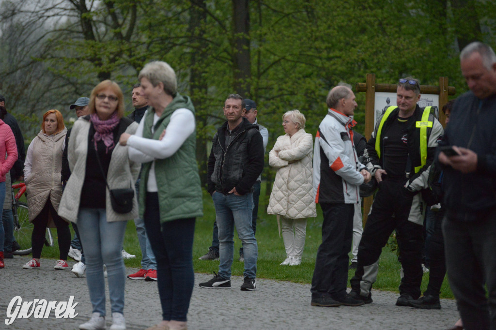 Mapping na fasadzie Pałacu Kawalera w Świerklańcu