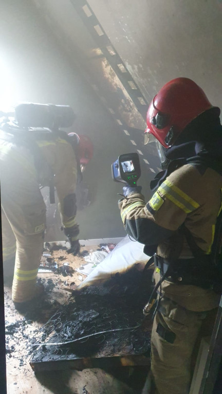 Pożar w domu jednorodzinnym