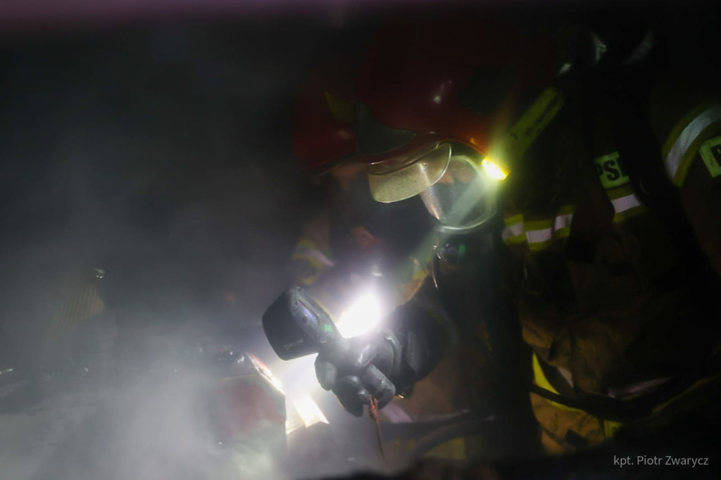 Radzionków. Pożar w domu jednorodzinnym