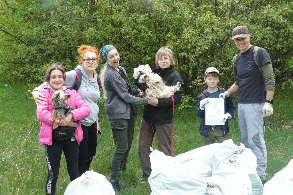 Sprzątanie okolicy i wymiana roślin