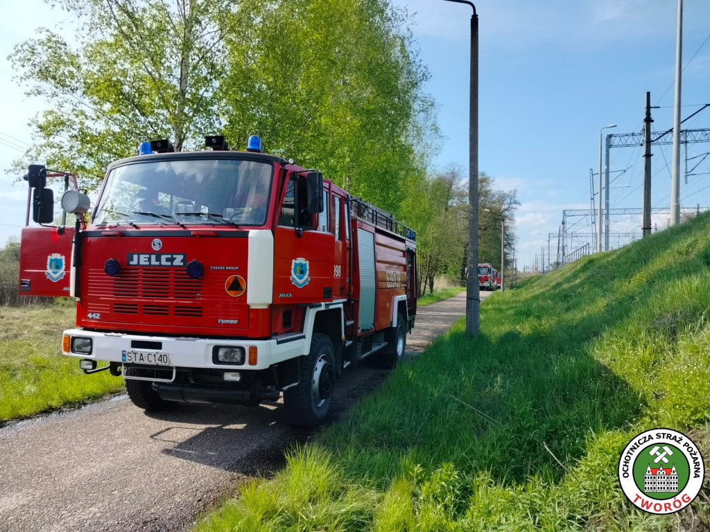Duży pożar w Kaletach
