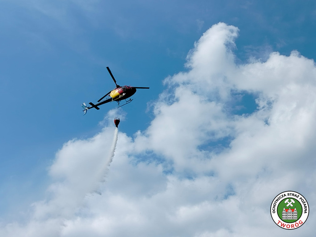 Duży pożar w Kaletach