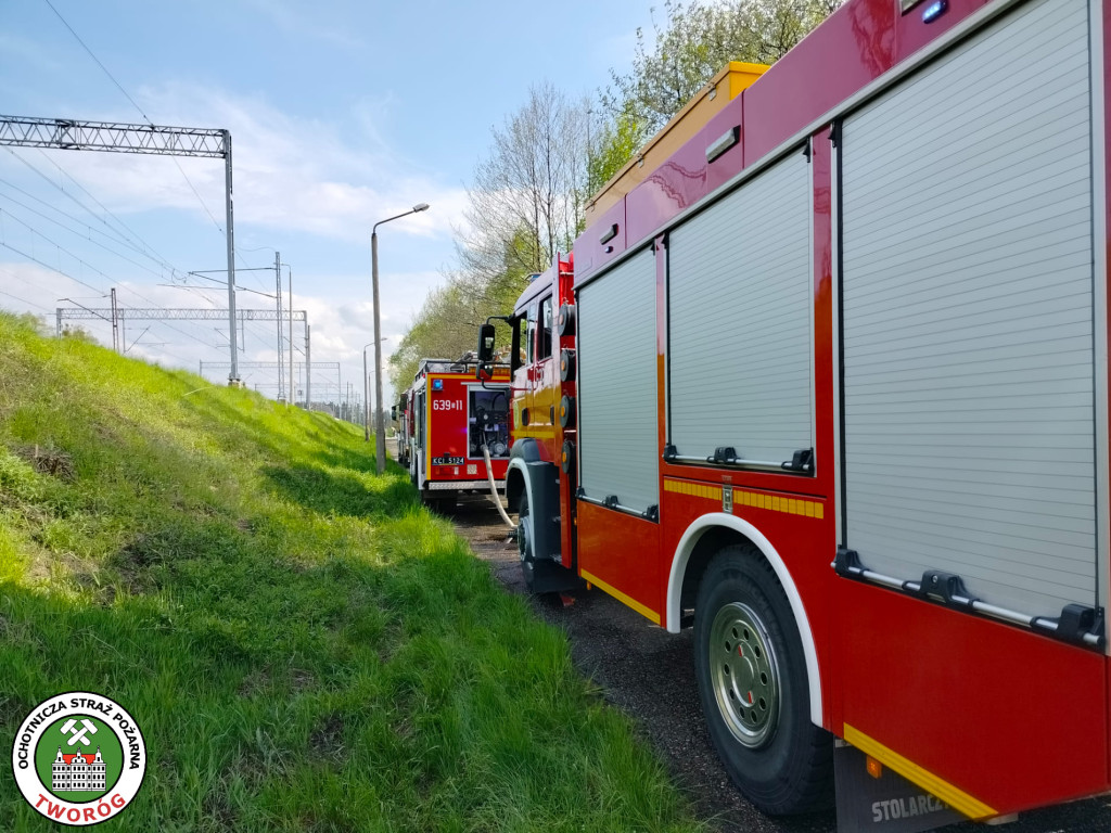 Duży pożar w Kaletach
