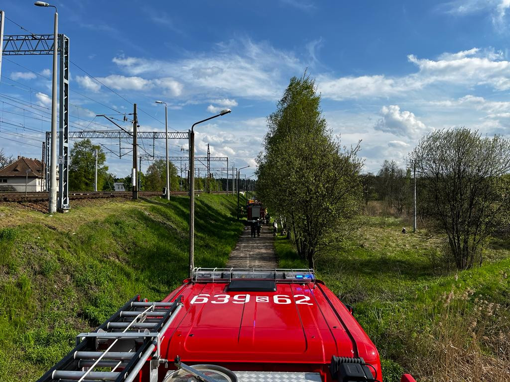 Duży pożar w Kaletach