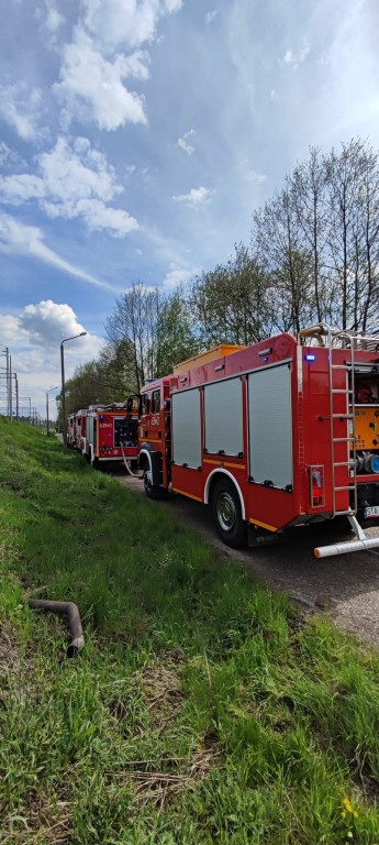 Duży pożar w Kaletach