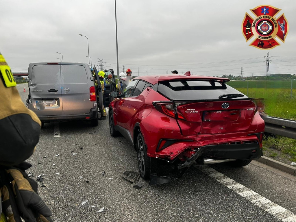 Wypadek na autostradzie A1