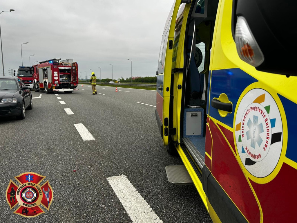 Wypadek na autostradzie A1