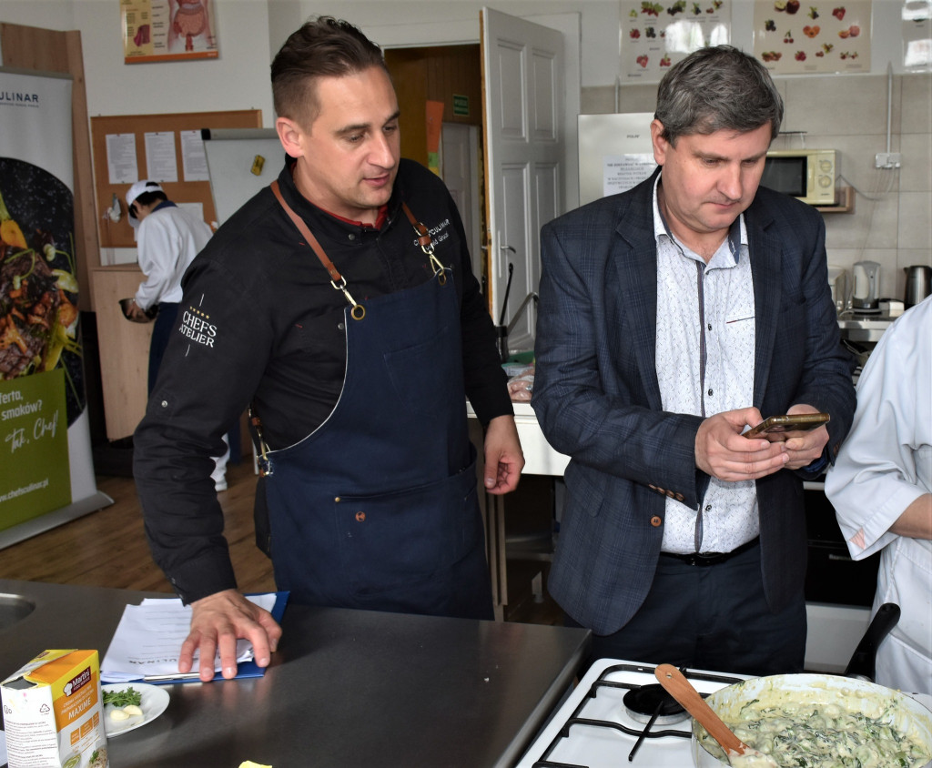 Tarnowskie Góry. Dawid Grucel prowadził warsztaty kulinarne