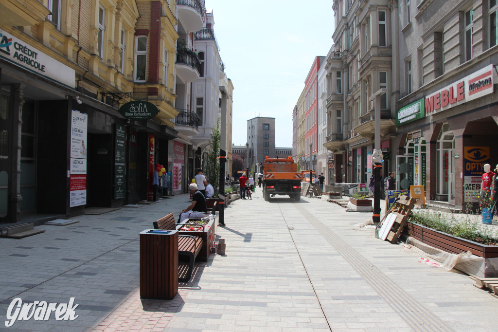 Ulica Dworcowa. Kończy się remont