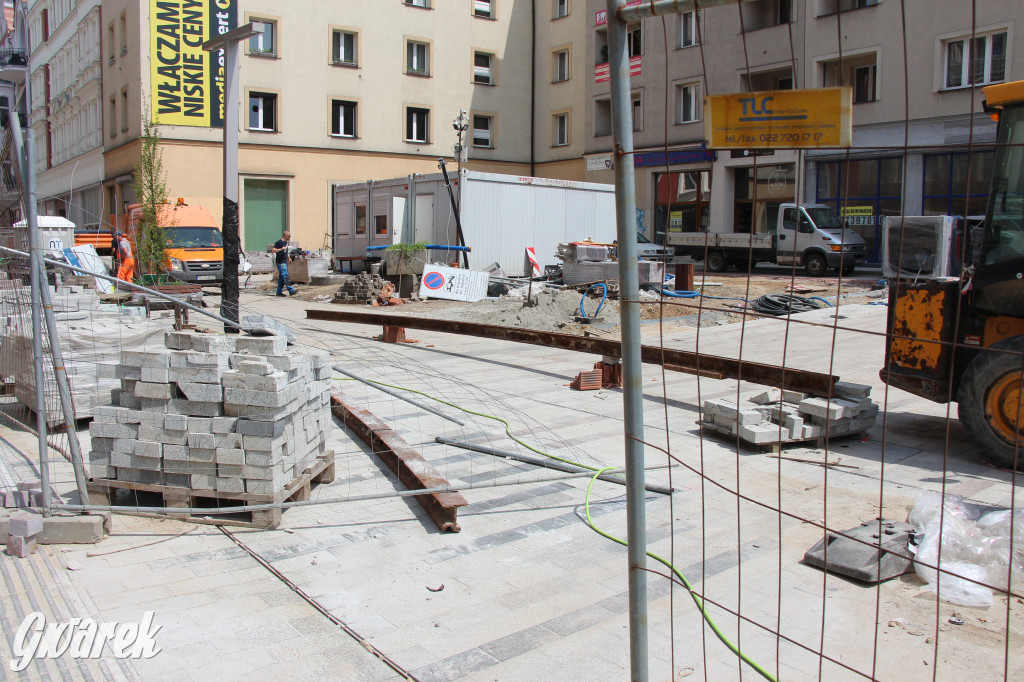 Ulica Dworcowa. Kończy się remont