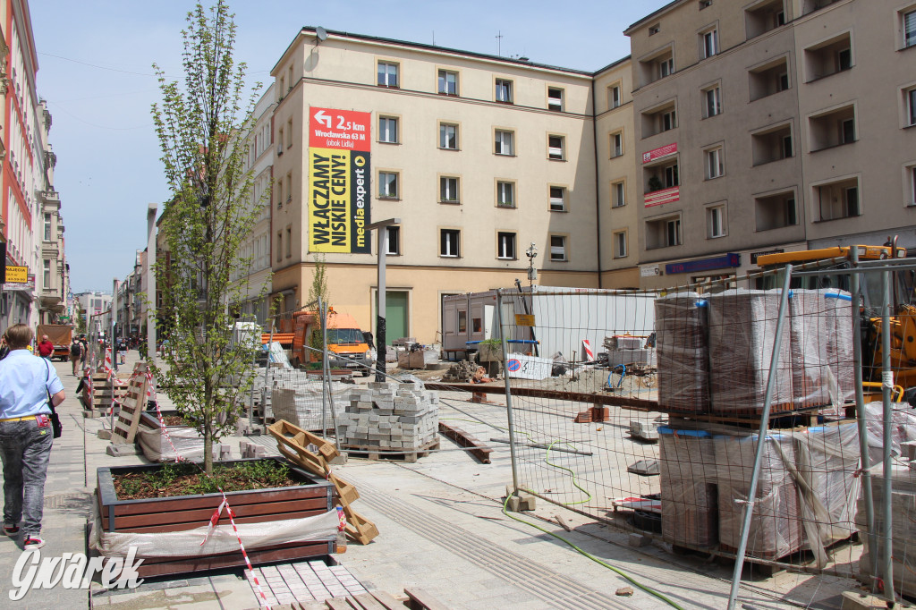 Ulica Dworcowa. Kończy się remont