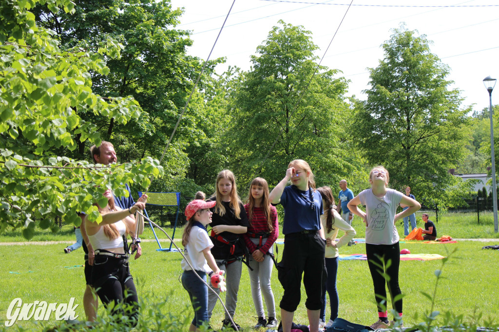 Radzionków. Piknik charytatywny na plantach w Rojcy