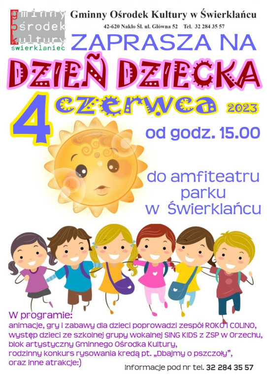 Wydarzenia z okazji Dnia Dziecka
