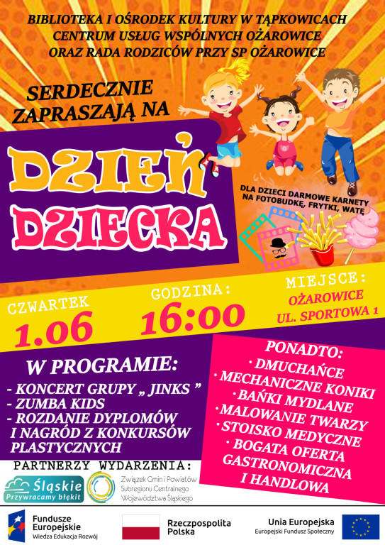 Wydarzenia z okazji Dnia Dziecka