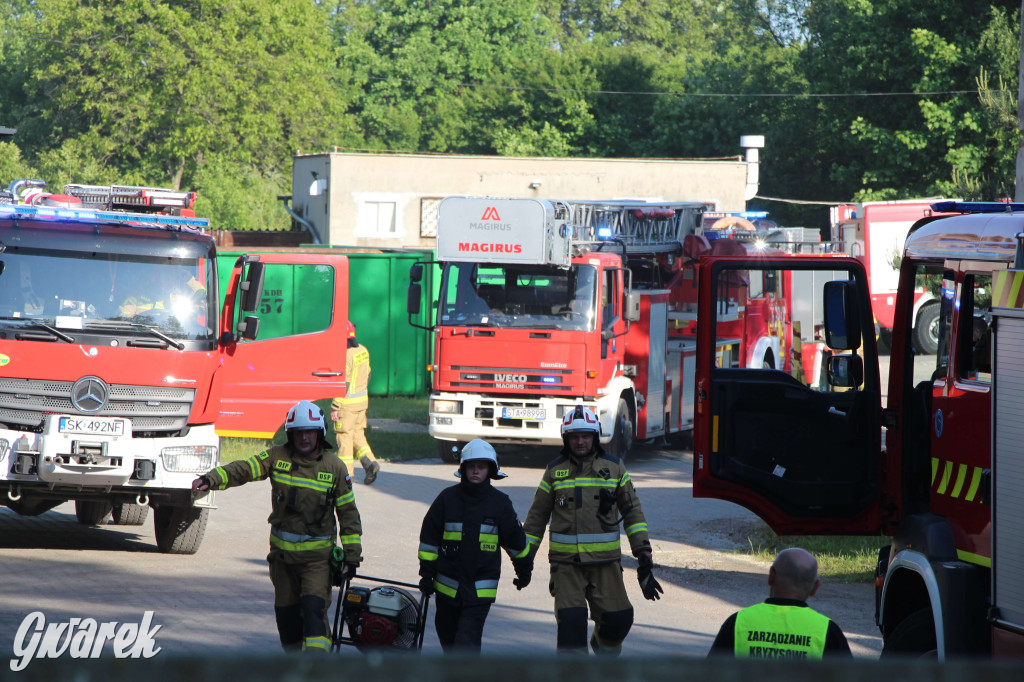 Tarnowskie Góry. Pożar hali magazynowej przy ul. Nakielskiej