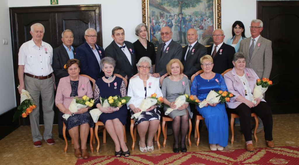 Jubilaci w USC w Piekarach Śląskich. Złote gody