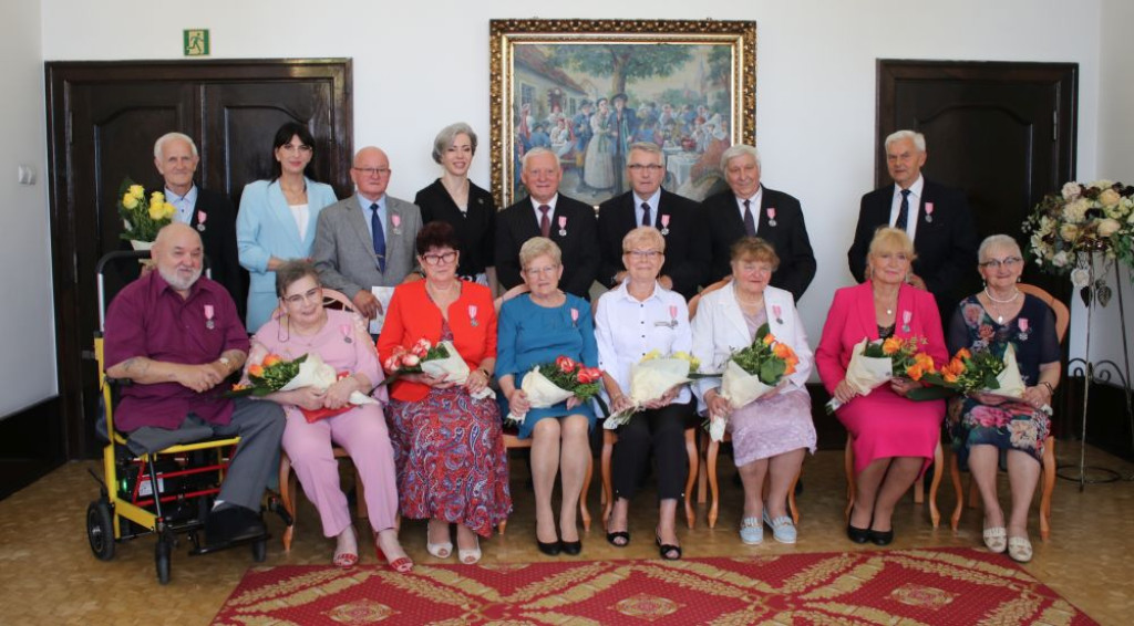 Jubilaci w USC w Piekarach Śląskich. Złote gody