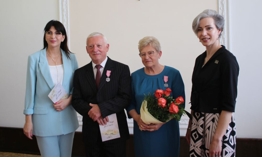 Jubilaci w USC w Piekarach Śląskich. Złote gody