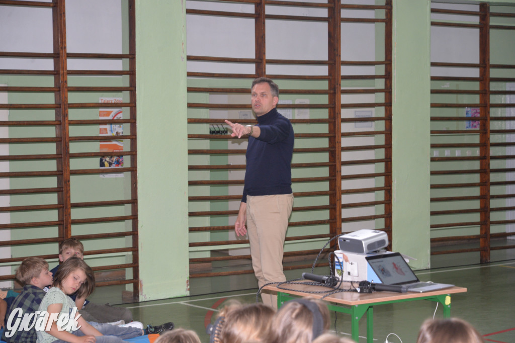 Profesor Michał Zembala spotkał się z uczniami