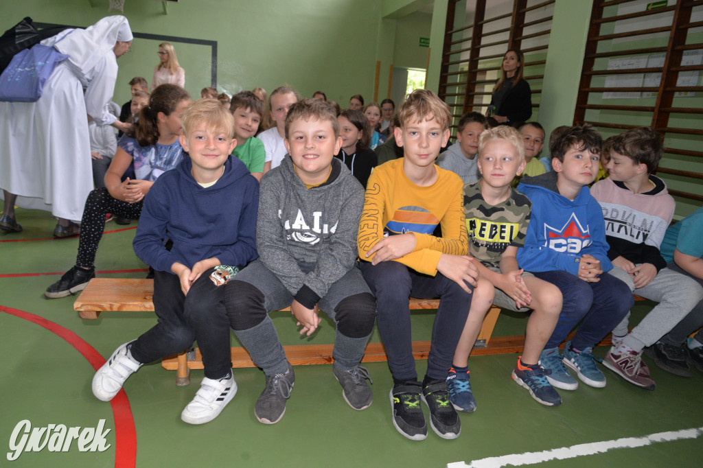 Profesor Michał Zembala spotkał się z uczniami