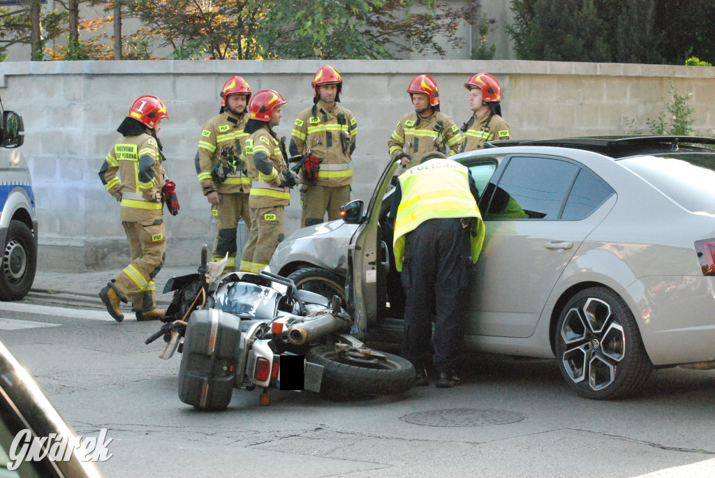 Tarnowskie Góry. Zderzenie z motocyklem