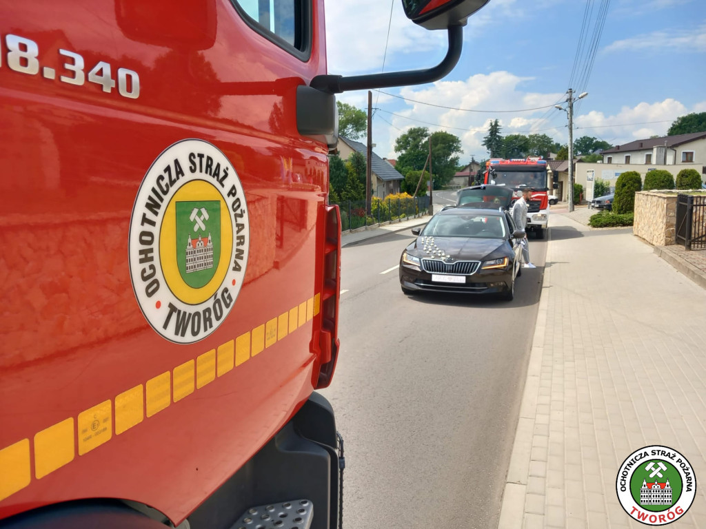 Strażacy na ślubnym kobiercu