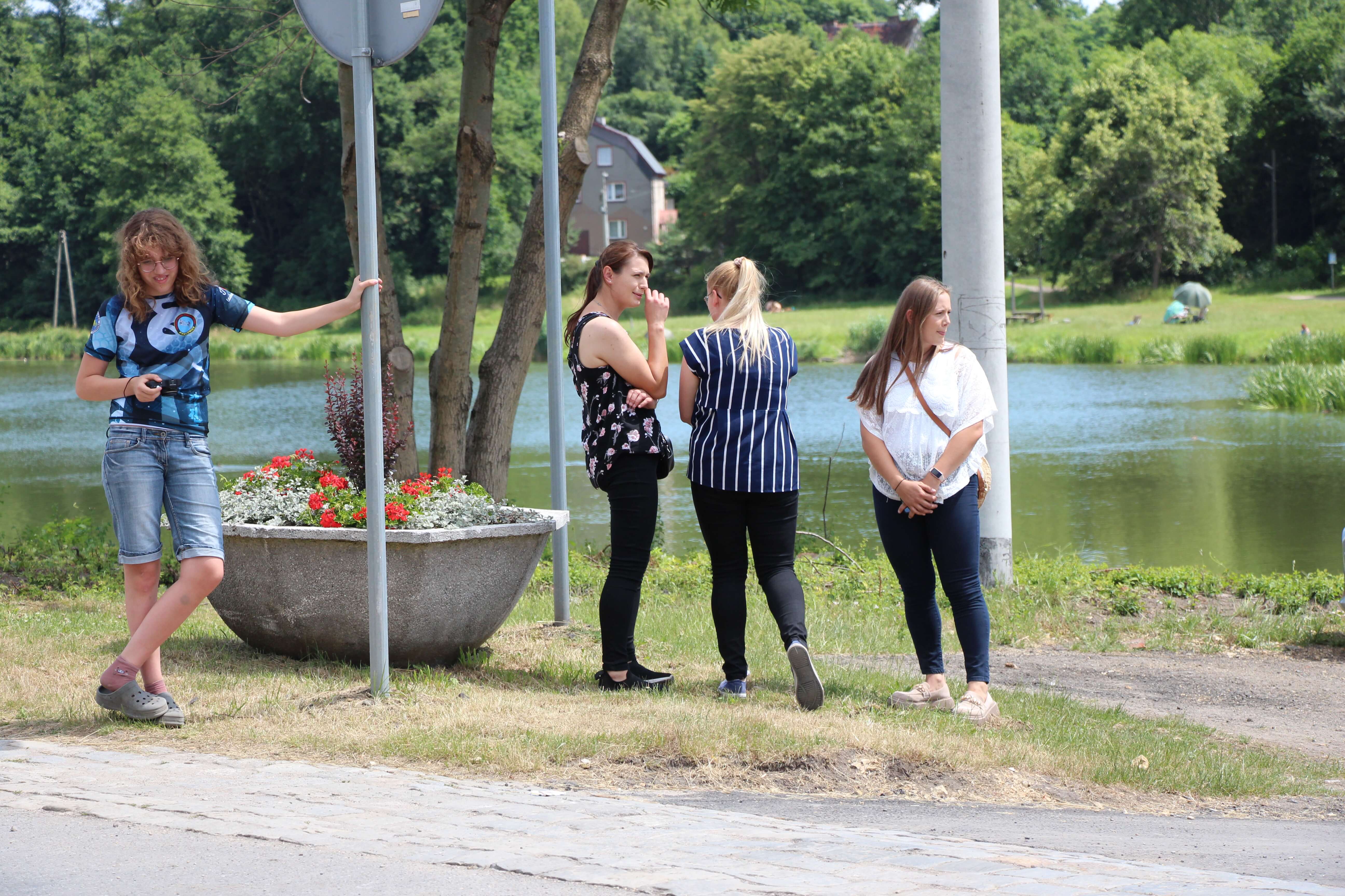 Parada ciągników na koniec zlotu