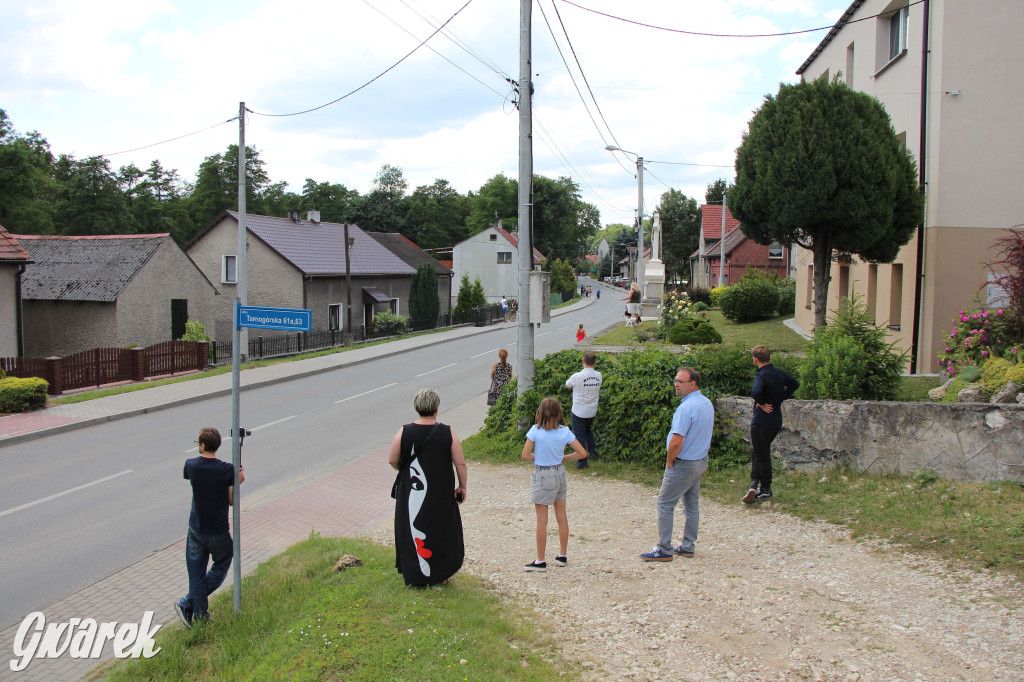 Parada ciągników na koniec zlotu